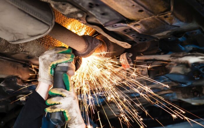 Podczas prac nad samochodem wykonywana jest regeneracja filtra DPF.